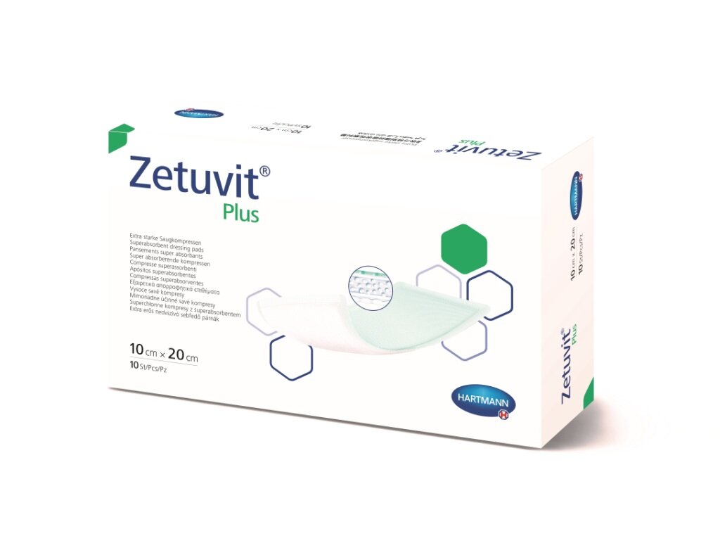 Hartmann Zetuvit plus повязка суперабсорбирующая