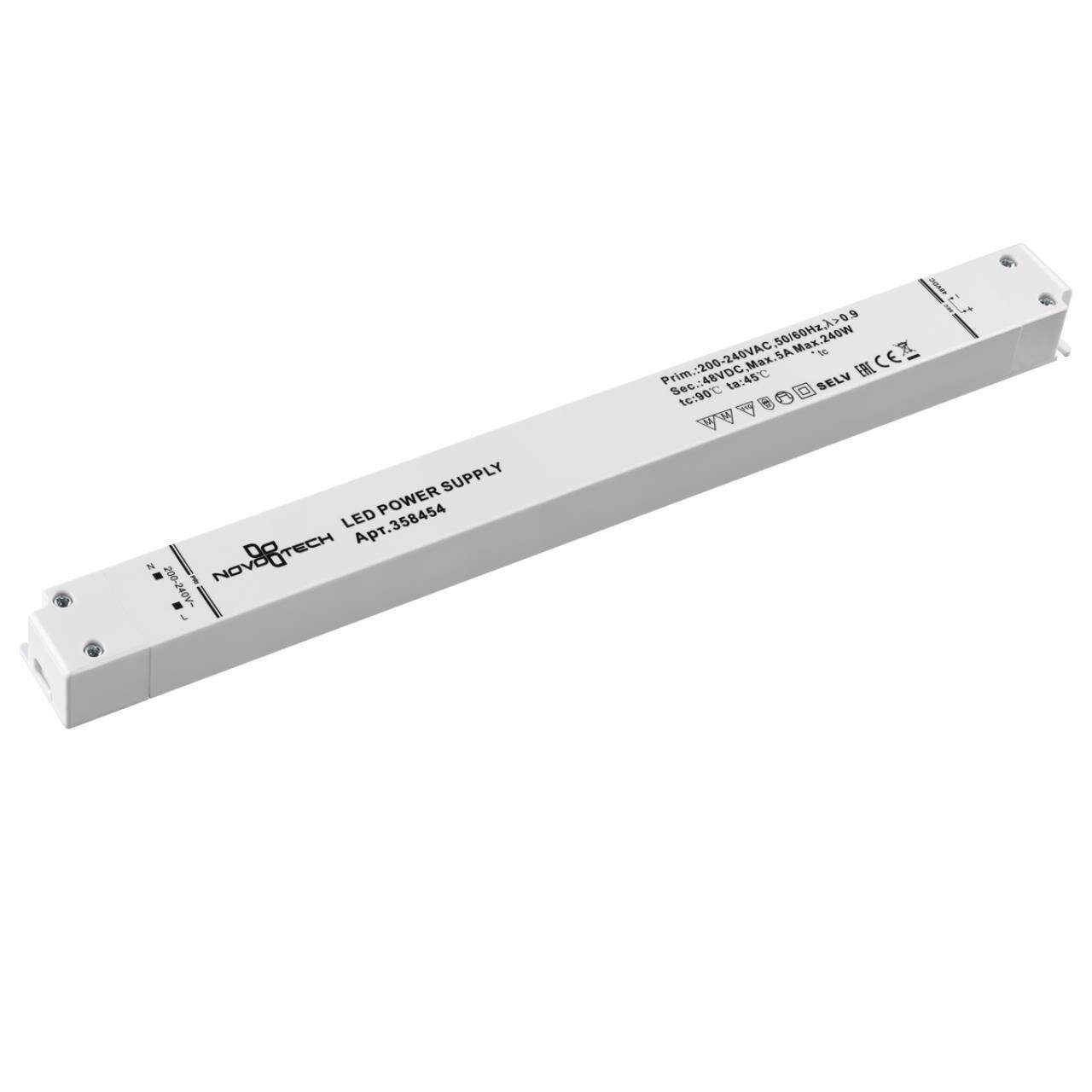 Novotech Драйвер Novotech Flum 48V 240W IP20 5A 358454