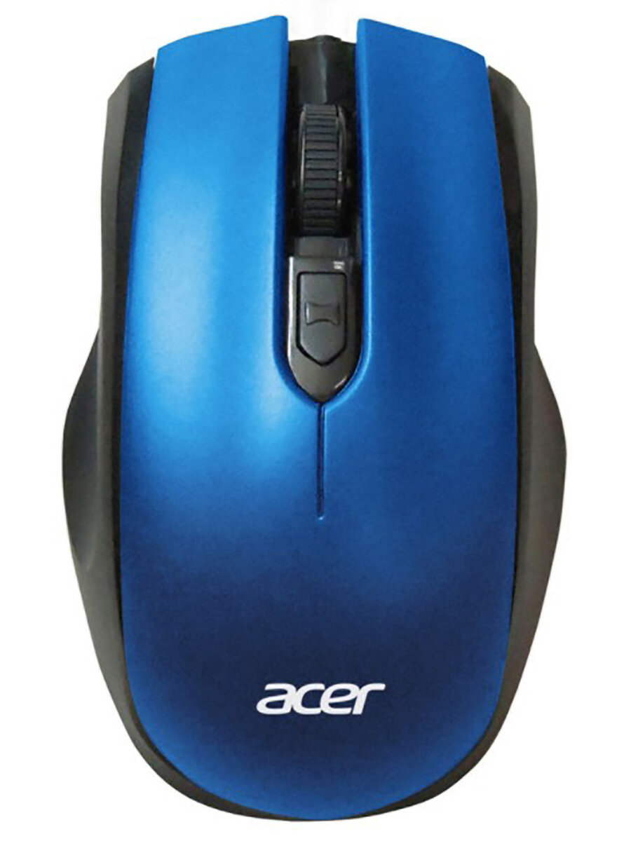 Мышь беспроводная Acer OMR031,1600dpi, Wireless, Черный/Синий ZL.MCEEE.008