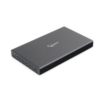 Gembird EE2-U3S-55 Внешний корпус 2.5" чёрный, USB 3.0, SATA, до 2 Тб, алюминий