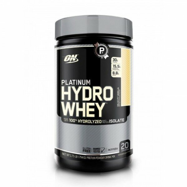 Optimum Nutrition Протеин Optimum Nutrition Platinum Hydrowhey гидролизат 794г, ванильная скорость