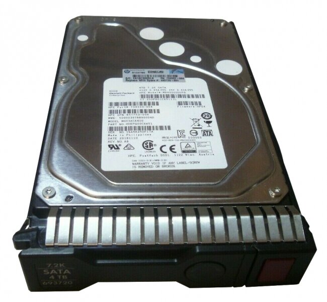   HP MB4000GDUPB 4TB 7200 SATA 3.5" HDD