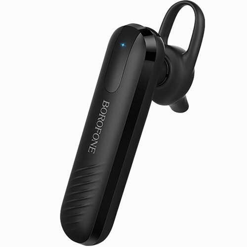 Bluetooth беспроводная моно гарнитура Borofone BC20 Smart Black микрофон с наушником, hands free - черная