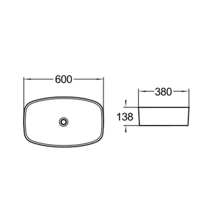 Раковина COMFORTY 78329, накладная, цвет белый - фотография № 5