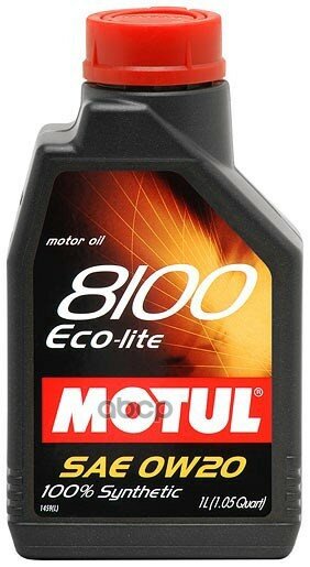 MOTUL 8100 Eco-Lite 0W-20 100% Synth. 1L (101525, 104981)