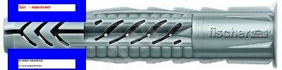 фото 7шт. - Дюбель универсальный с буртом UX 6х50 R нейлоновый / Fischer; арт. 72095; оригинал / - цᴇʜᴀ зᴀ 7шт