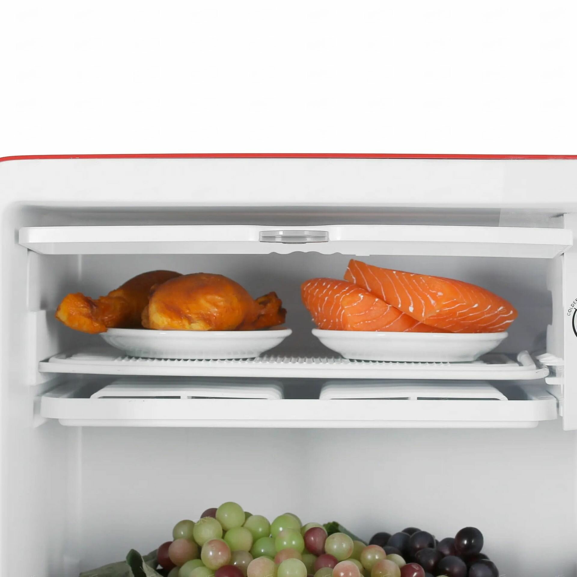 Однодверный мини холодильник компактный (гарантия целости!), красный, GoodsMart, 1 шт. - фотография № 6