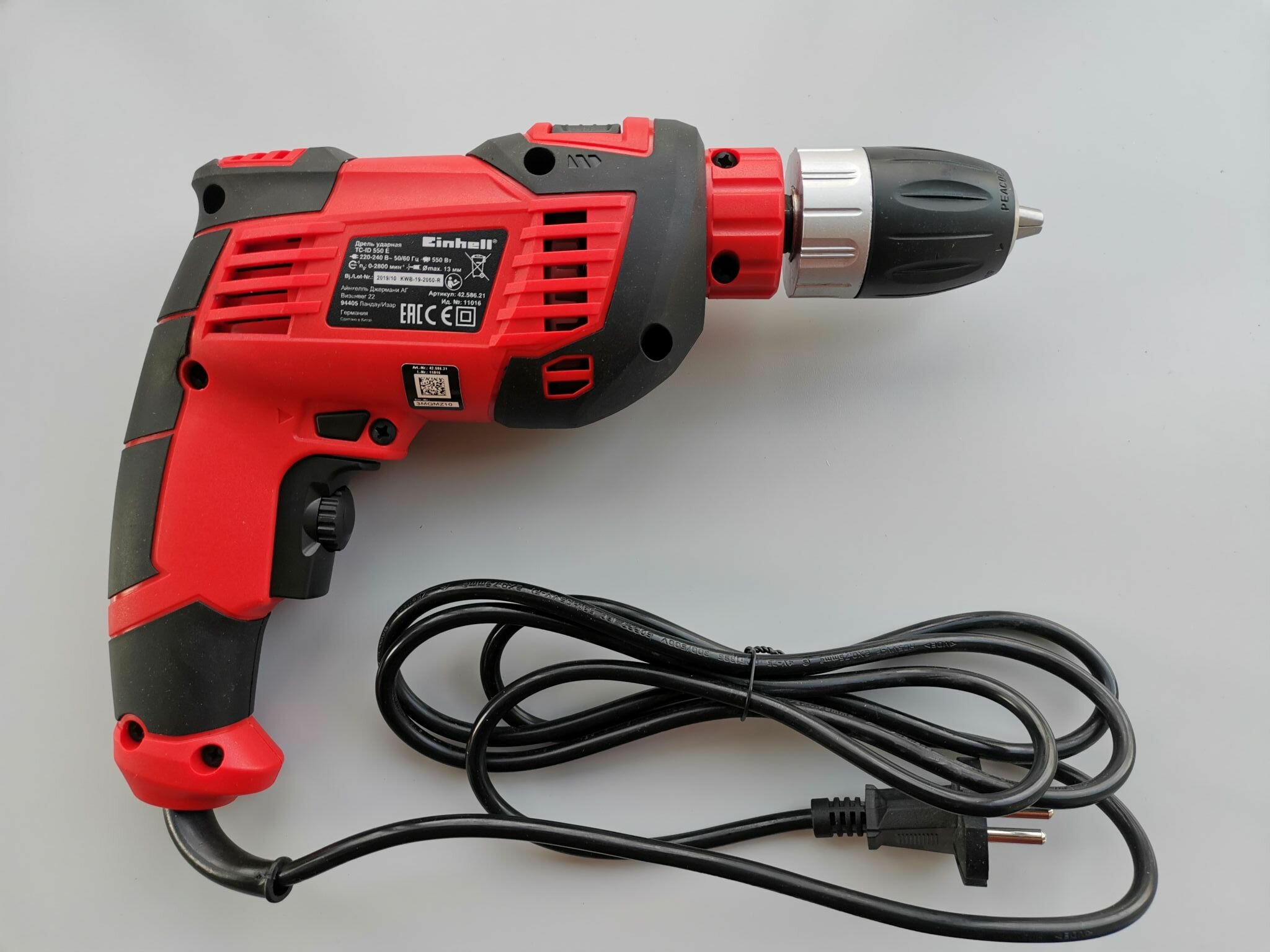 Дрель ударная Einhell TC-ID 550 E