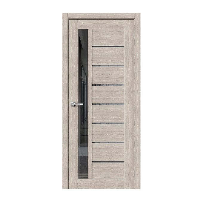 Дверь Браво-27 Cappuccino Melinga Mirox Grey ДО90 (153-1239)