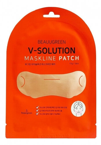 Маска-патч для коррекции овала лица Beauugreen V-Solution Maskline Patch, 17 г