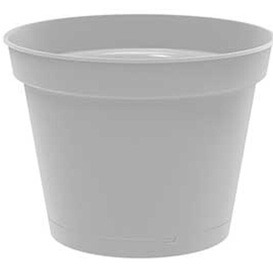 фото Горшок Idiland Mint для цветов D150мм 1,2л с поддоном серый (221611935/03)
