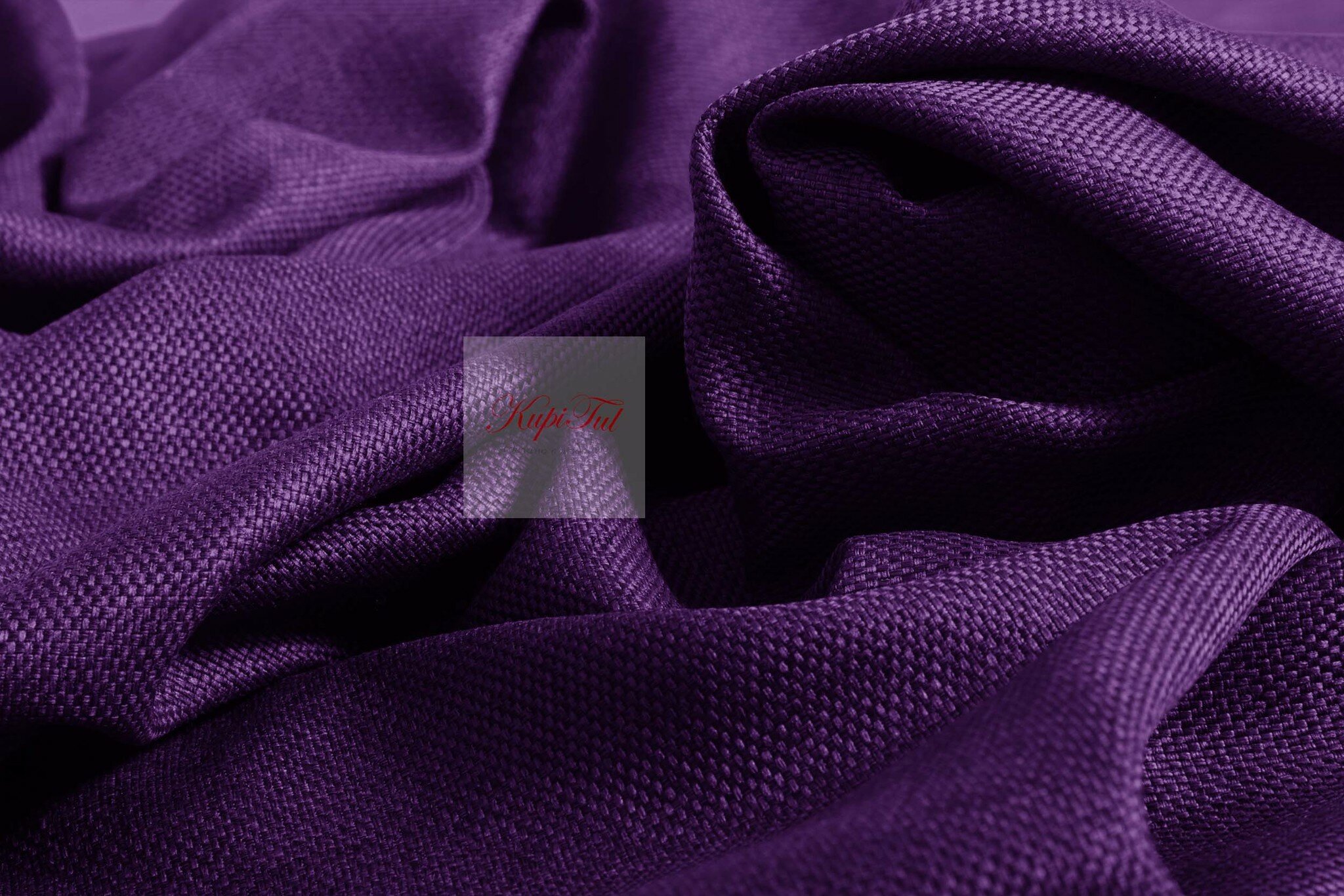 KupiTul Комплект штор Тоскана (фиолетовый) (Портьеры 2штХ150см Тюль 1штХ300см / Другой размер (Укажите свой размер в комментарии на стадии оформления покупки))