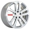 Диск 7*18 5*112 ET43 57,1 Khomen Wheels KHW1803 (Kodiaq/Tiguan) F-Silver-FP - изображение