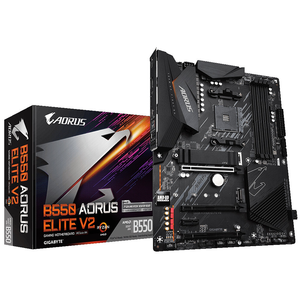 Материнская плата Gigabyte B550 AORUS ELITE V2 Socket AM4