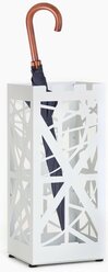 Подставка для зонтов "Абстракция" белая, 24х24х56см
