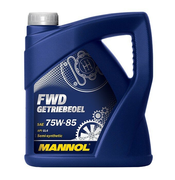 MANNOL FWD GL-4 SAE 75W-85 (4л.) Полусин. трансм. масло