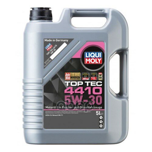 Liqui moly 5w-30 Top Tec 4410 5л (Hc-Синт.Мотор.Масло)