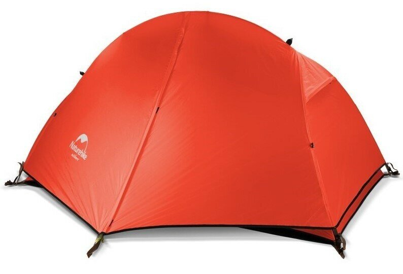  Naturehike Cycling Ultralight 1 Man Tent + Mats 20D Silica Orange