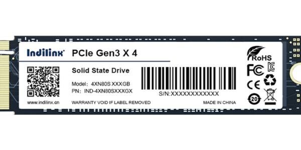 SSD жесткий диск M.2 2280 NVME 256GB IND-4XN80S256GX INDILINX