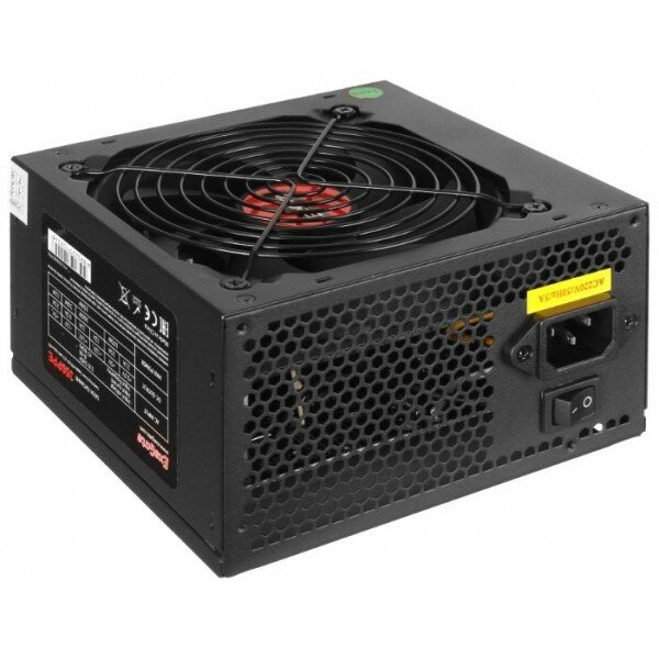 Блок питания Exegate EX260638RUS Блок питания 400W Exegate 400PPE, ATX, black, APFC, 12cm, 24p+4p, PCI-E, 3*IDE, 5*SATA, FDD