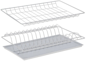 Комплект посудосушителей с поддоном для шкафа 40 см, 36,5×25,6 см, цвет белый