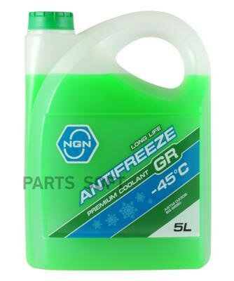 NGN V172485338 Антифриз GR-45 (GREEN) ANTIFREEZE 5L 1шт