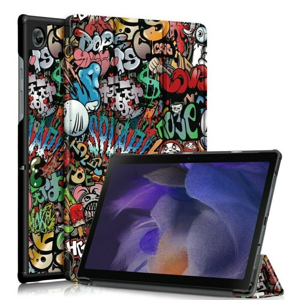 фото Чехол Smart Case для Samsung Galaxy Tab A7 Lite SM-T220 / SM-T225 (Graffiti)
