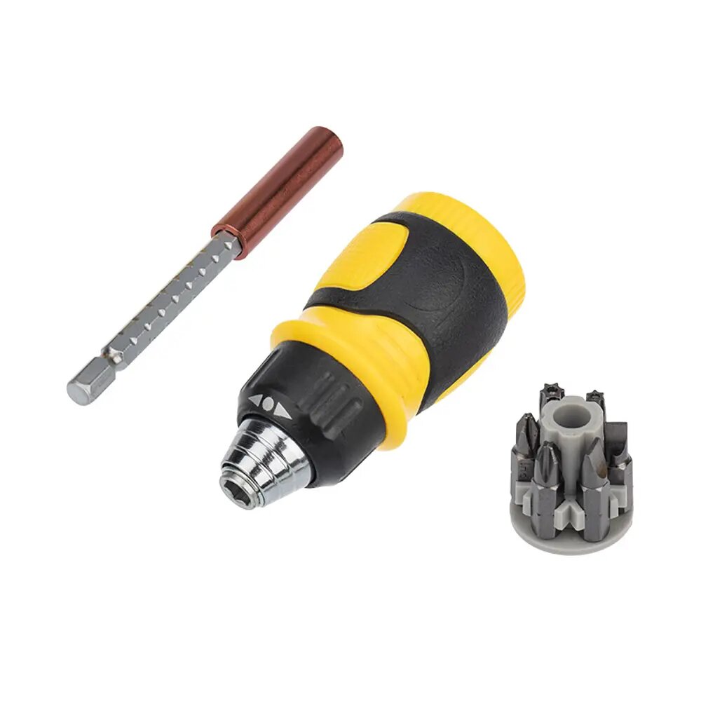 фото Отвёртка реверсивная с набором бит Rexant 1051869, 8 шт.