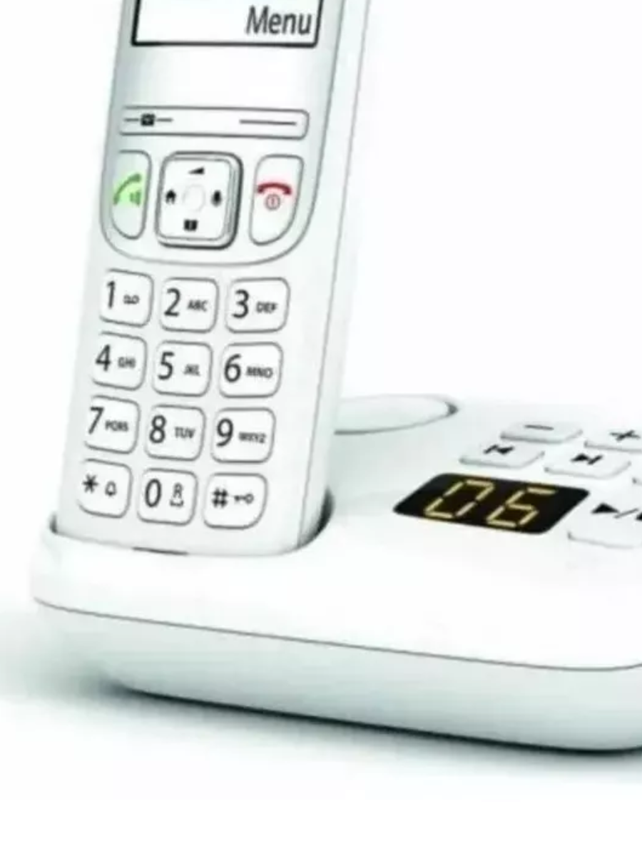 Радиотелефон Gigaset Dect AS690A RUS белый автооветчик АОН