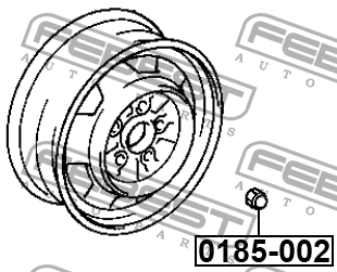 Гайка крепления колеса М12x1 5 Mitsubishi ASX Carisma Colt Lancer Galant Outlander 86 gt