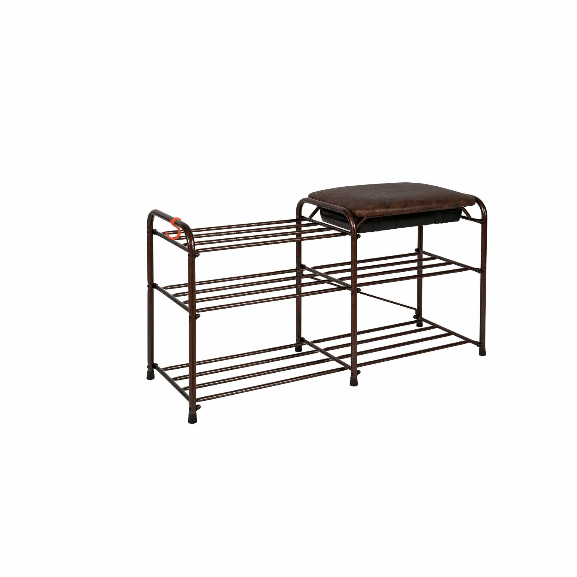 фото Подставка для обуви 3-х полочная ЗМИ альфа 33 ПДОА33СЯ (медный)