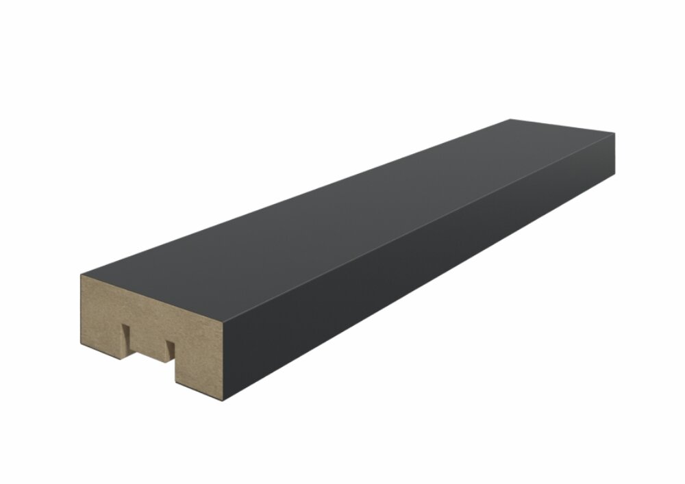 фото Интерьерная рейка МДФ STELLA бриона Black Edition 16*40*2700