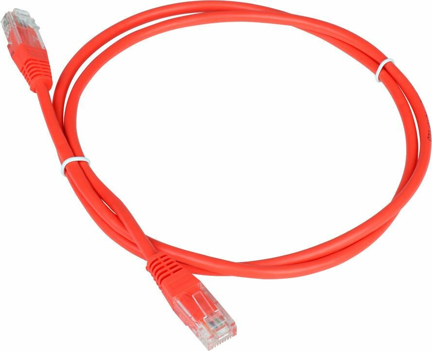 Патч-корд LANMASTER вилка RJ-45, вилка RJ-45, кат.5е, ПВХ, 3м, красный (TWT-45-45-3.0-RD)