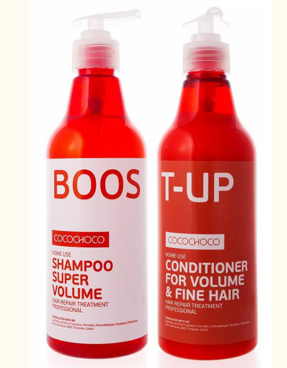 фото Набор для объема волос Boost-UP COCO CHOCO Шампунь, Кондиционер 2*500 мл