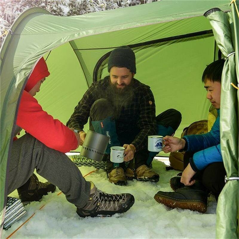 Палатка двухместная Naturehike Opalus NH20ZP001, оранжевая, 6927595750667