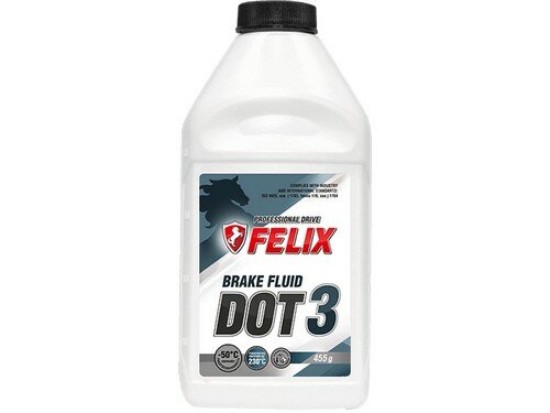 FELIX Жидкость тормозная FELIX ДОТ-3 (455 г) (Тосол Синтез)