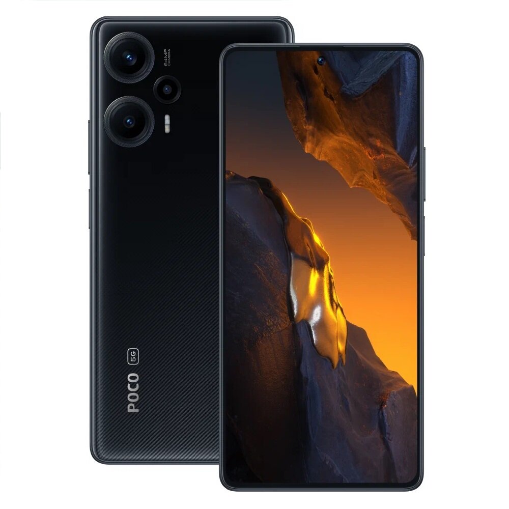 Смартфон Xiaomi Poco F5 5G 12/256GB Black (Черный) EU