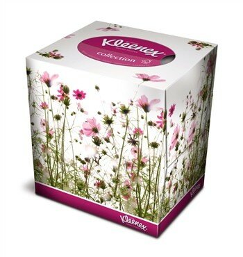 KLEENEX Салфетки в коробках 'Collection' 100шт куб