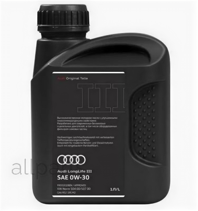 Синтетическое моторное масло Audi LongLife III 0W-30