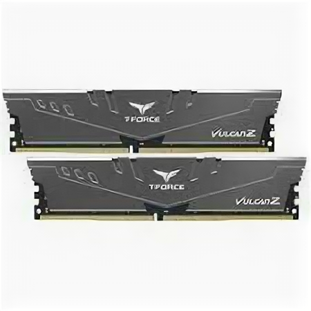 Модуль памяти DDR4 TEAMGROUP T-Force Vulcan Z 16GB (2x8GB) 3200MHz CL16 (16-18-18-38) 1.35V / TLZGD416G3200HC16CDC01 / Gray