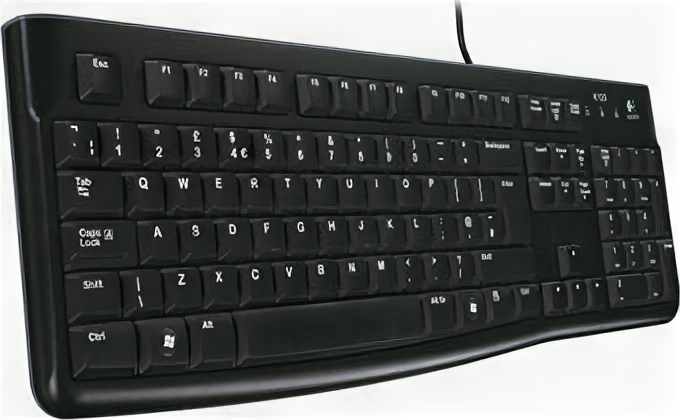 Клавиатура Logitech K120 (for Business) (арт. 920-002583, M/N: Y-U0009), латиница - фото №1