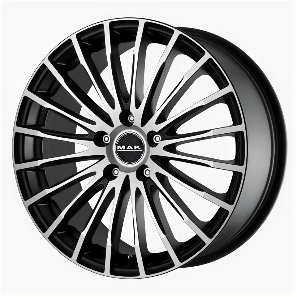 Колесный диск Mak Fatale 7.5х17/5х112 D76 ET30, Ice Black