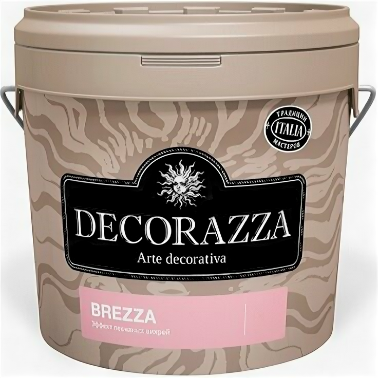 Декоративная Штукатурка Decorazza Brezza 5л BR 10-03 Эффект Бархатных Песчаных Вихрей.