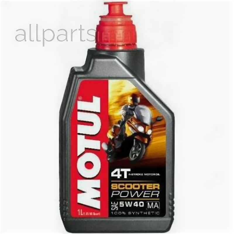 MOTUL 105958 Масло 5W40 Scooter Power 4-х тактное AP SJ JASO-MA 1л син