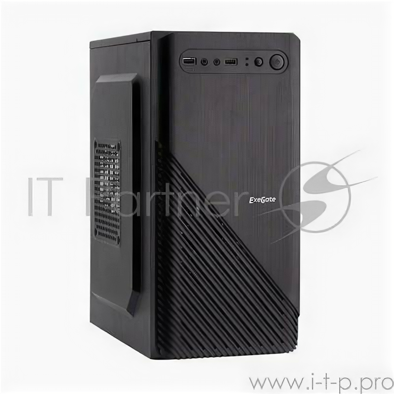 Exegate Ex277798rus Корпус Minitower BAA-103 Black, mATX, Aaa400, 80mm, 2*USB, Audio .