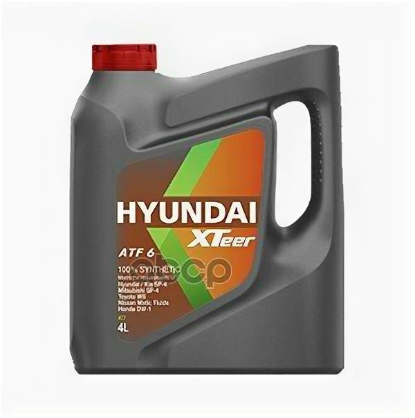 Hyundai Xteer Atf 6 (4L)_Жидкость Гидравл.! Для Акпп Hyunda, Kia Sp-4 Mftsubishi Sp-4 / Toyota Ws HYUNDAI XTeer арт. 1041412