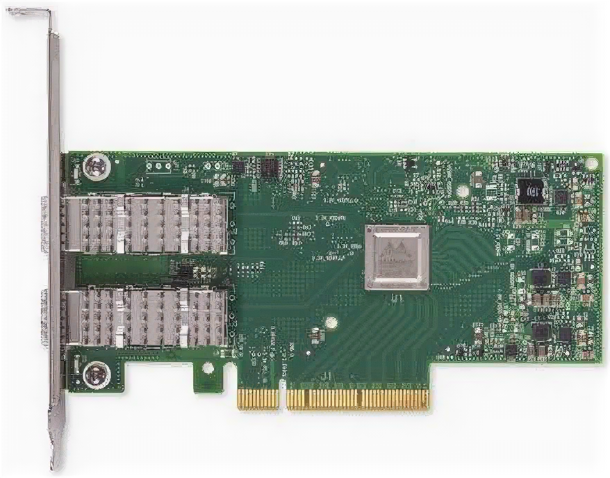 Сетевая карта MELLANOX TECHNOLOGIES MCX4121A-XCAT ConnectX-4 Lx EN network interface card, 10GbE dual-port SFP28, PCIe3.0 x8, tall bracket, ROHS R6