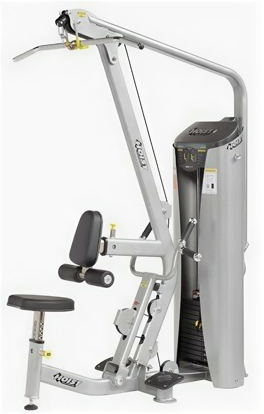 Тяга сверху, Гребная тяга с упором на грудь HOIST HD-3200 матовый черный