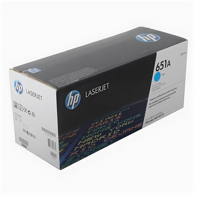 Картридж HP 651A лазерный голубой (16000 стр) (CE341A)