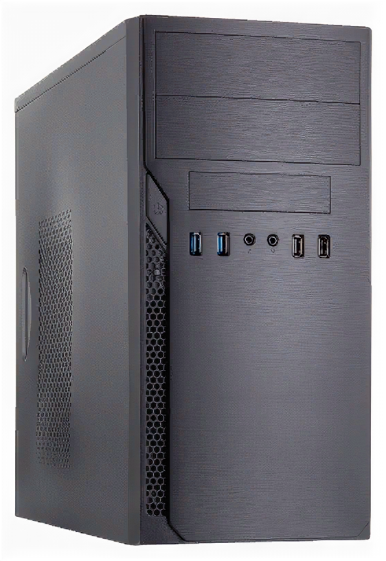 Корпус Foxline L-628-FZ450R-U32 MidiTower 450 Вт ATX MicroATX FL-628-FZ450R-U32 черный .